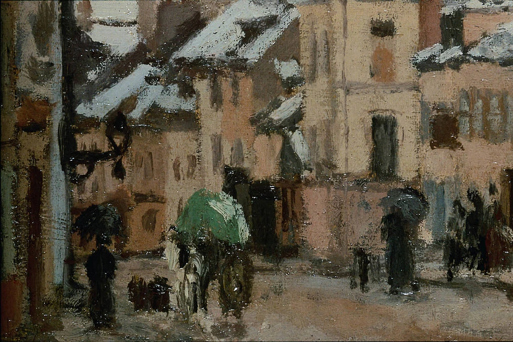 Pontoise, la strada di Gisors in inverno - Museum of Fine Arts, Boston